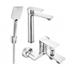 Mexen Royo R62 ensemble de bain, chrome - 72213R62-00