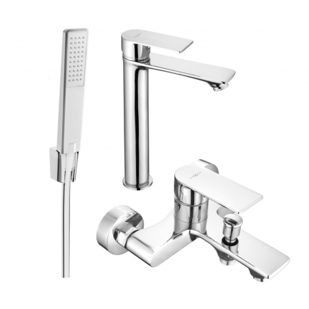 Mexen Royo R72 ensemble de bain, chrome - 72213R72-00