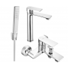 Mexen Royo R72 ensemble de bain, chrome - 72213R72-00