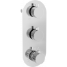 Mexen Kai robinet de baignoire-douche thermostatique 3 sorties, chrome - 77603-00