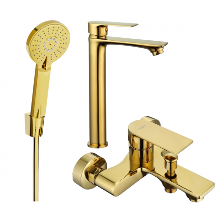 Mexen Royo R40 ensemble de bain, doré - 72213R40-50