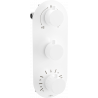 Mexen Kai robinet thermostatique bain-douche à 3 sorties, blanc - 77603-20