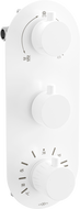 Robinet baignoire-douche thermostatique 3 sorties Mexen Kai, blanc - 77603-20