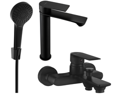 Mexen Royo R05 ensemble de baignoire, noir - 72213R05-70
