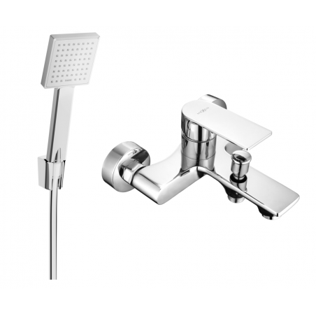 Bateria baignoire Mexen Royo R45 avec ensemble de douche, chrome - 7223R45-00