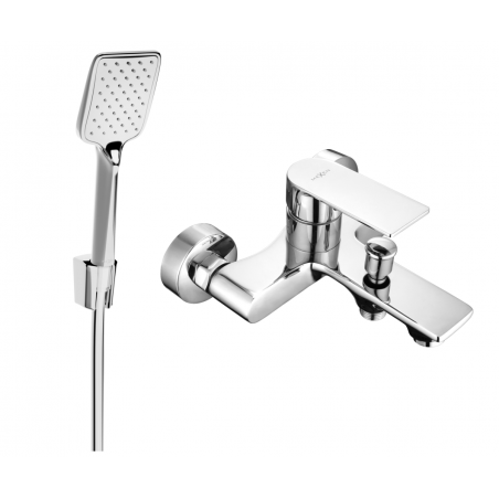 Mexen Royo R62 robinet de baignoire avec ensemble douche, chrome - 7223R62-00