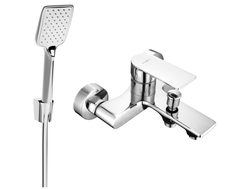 Batterie de baignoire Mexen Royo R62 avec ensemble de douche, chromée - 7223R62-00