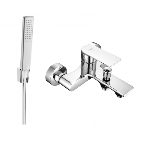 Mexen Royo R72 mitigeur bain avec ensemble douche, chrome - 7223R72-00