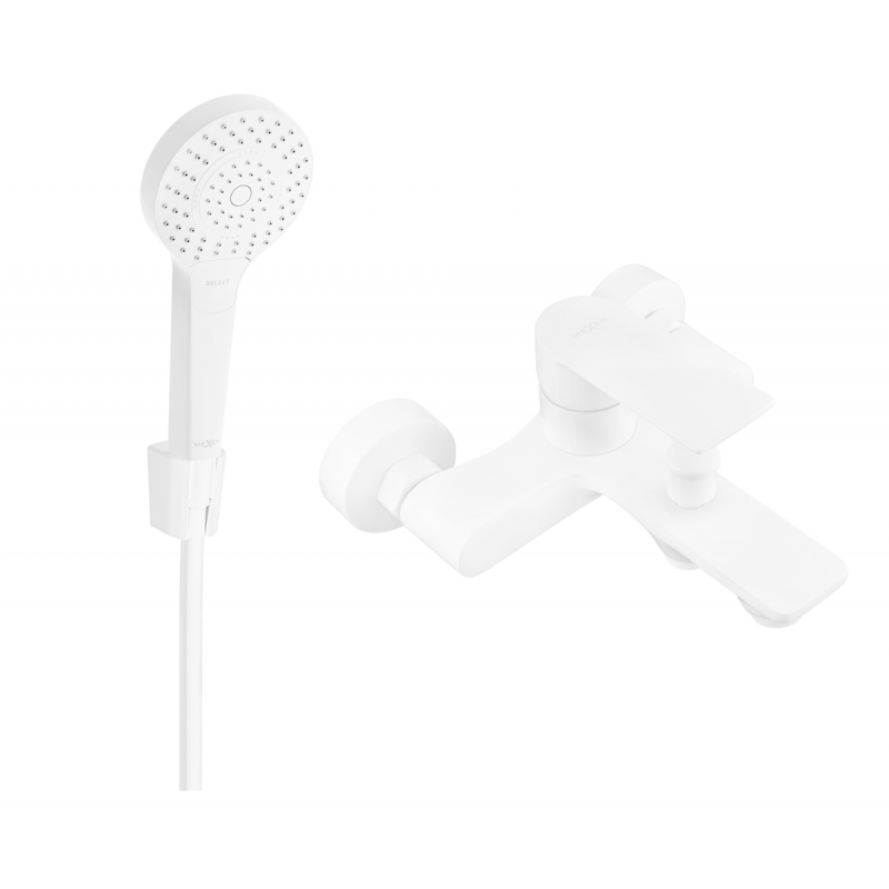 Mexen Royo R05 mitigeur de baignoire avec ensemble douche, blanc - 7223R05-20