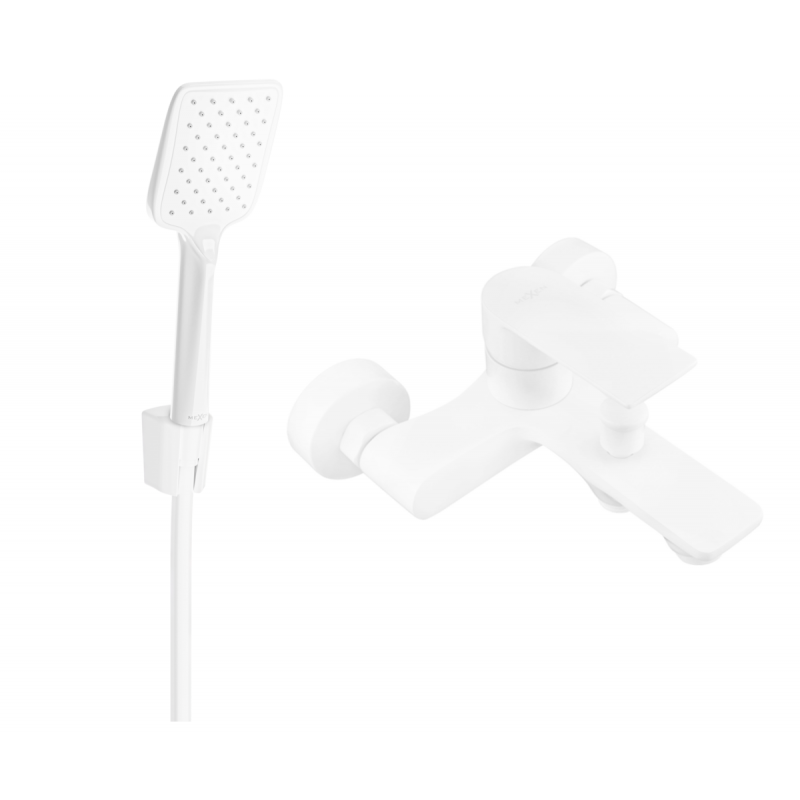 Mexen Royo R62 mitigeur bain-douche avec set de douche, blanc - 7223R62-20