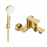 Mexen Royo R05 batterie de baignoire avec ensemble douche, or - 7223R05-50