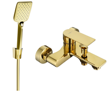 Mexen Royo R62 mitigeur bain avec set de douche, doré 7223R62-50