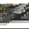 Mexen Carlos évier en granit 1,5 cuves avec robinet de cuisine Flora, gris - 6518-71-670401-07