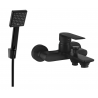 Mexen Royo R45 robinet de baignoire avec ensemble de douche, noir - 7223R45-70