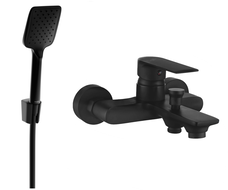 Mexen Royo R62 robinet de baignoire avec ensemble de douche, noir - 7223R62-70