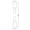 Mexen pomme de douche flexible 150 cm, chromé - 79450-00