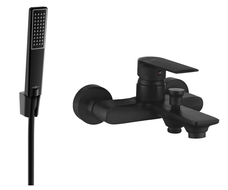 Mexen Royo R72 robinet de baignoire avec ensemble de douche, noir - 7223R72-70