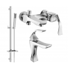 Ensemble de baignoire Mexen Estrella DQ02, chrome - 72303DQ02-00