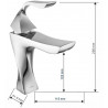 Mexen Estrella DQ02 set de bain, chrome - 72303DQ02-00