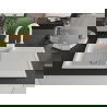 Mexen Leo évier en granit 1 cuve avec égouttoir et robinet cuisine Elia, blanc - 6501-20-670101-20