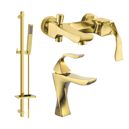Mexen Estrella DQ02 ensemble de bain, doré - 72303DQ02-50