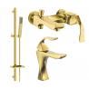 Mexen Estrella DQ02 ensemble de bain, doré - 72303DQ02-50