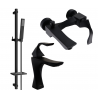 Mexen Estrella DQ02 ensemble baignoire, noir - 72303DQ02-70