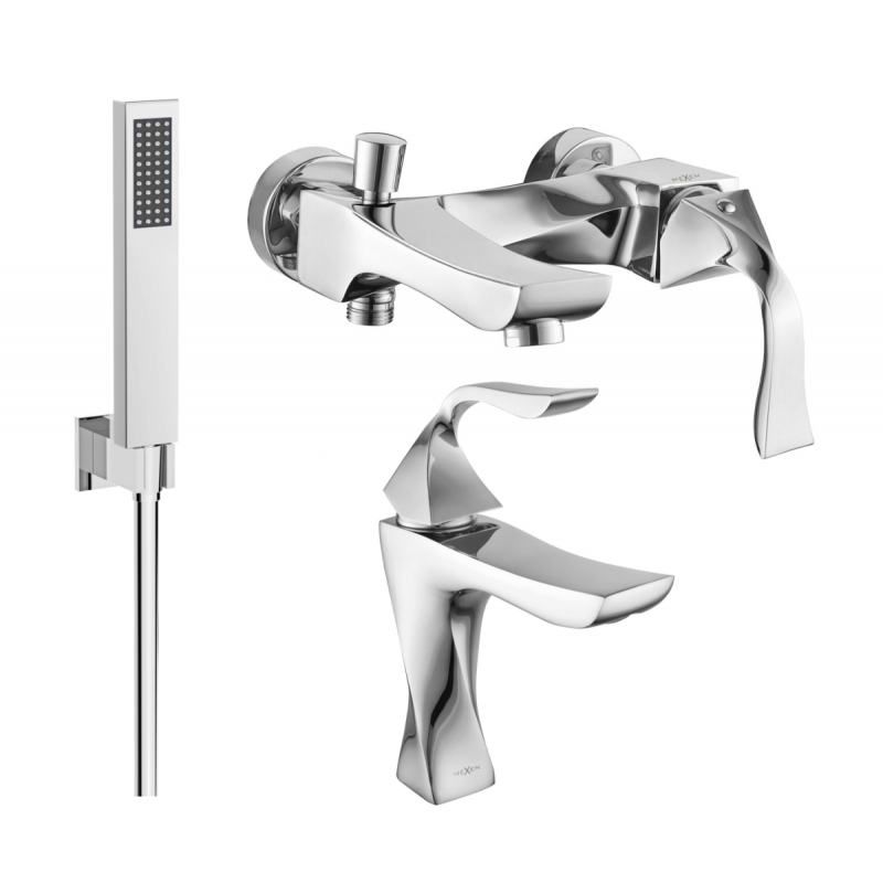 Mexen Estrella R02 ensemble pour baignoire, chrome - 72303R02-00