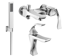 Mexen Estrella R02 ensemble de bain, chrome - 72303R02-00