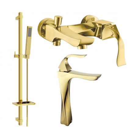 Mexen Estrella DQ02 ensemble de bain, doré - 72313DQ02-50