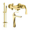 Mexen Estrella DQ02 ensemble de bain, doré - 72313DQ02-50