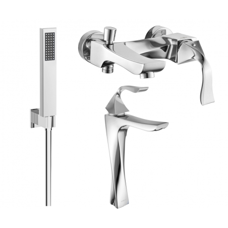 Mexen Estrella R02 ensemble bain, chrome - 72313R02-00