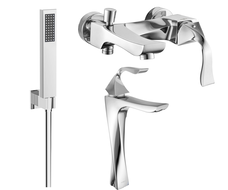 Mexen Estrella R02 ensemble bain, chrome - 72313R02-00