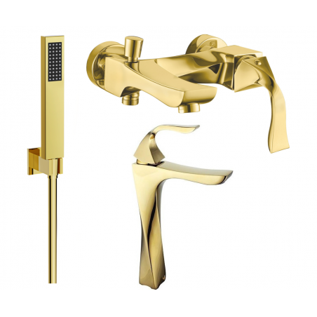 Mexen Estrella R02 ensemble baignoire, doré - 72313R02-50