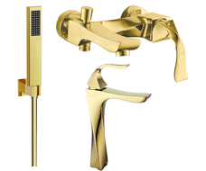 Mexen Estrella R02 ensemble baignoire, doré - 72313R02-50