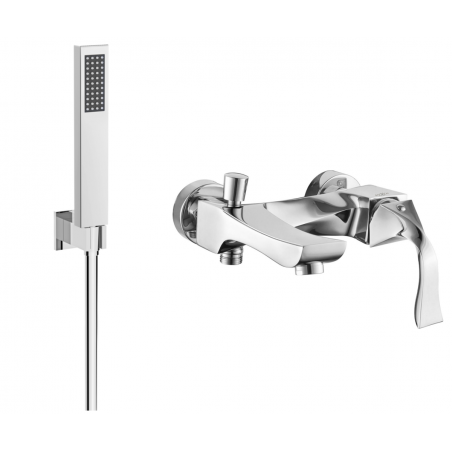 Mexen Estrella R02 robinet de baignoire avec ensemble douche, chrome - 7233R02-00