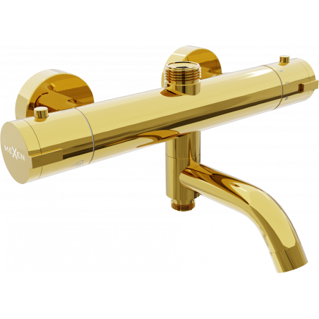 Mexen Kai mitigeur thermostatique bain-douche, doré - 77900-50