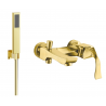 Mexen Estrella R02 robinet de baignoire avec ensemble de douche, doré - 7233R02-50