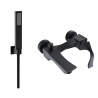 Mexen Estrella R02 robinet de baignoire avec ensemble de douche, noir - 7233R02-70