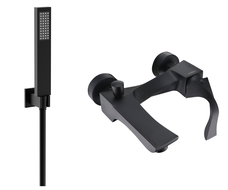 Mexen Estrella R02 robinet de baignoire avec ensemble de douche, noir - 7233R02-70