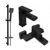 Mexen Mino Ensemble de baignoire DQ45, noir - 72403DQ45-70