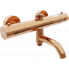 Baignoire-douche thermostatique Mexen Kai, or rose - 77900-60