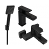 Mexen Mino R45 ensemble de baignoire, noir - 72403R45-70
