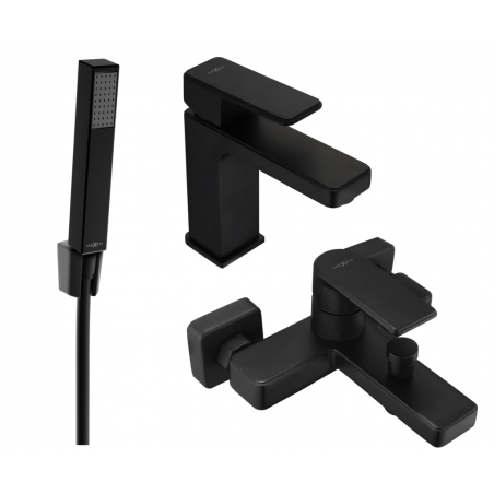 Ensemble bain Mexen Mino R77, noir - 72403R77-70