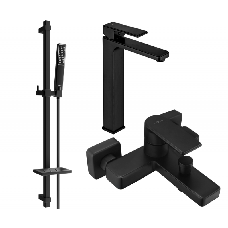 Mexen Mino DQ72 ensemble de bain, noir - 72413DQ72-70