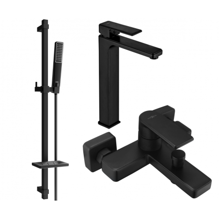 Mexen Mino DQ72 ensemble de bain, noir - 72413DQ72-70