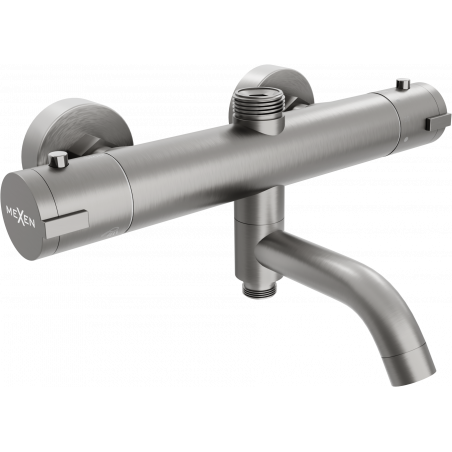 Mexen Kai mitigeur thermostatique bain-douche, gun gray brossé - 77900-66