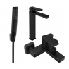 Mexen Mino R72 ensemble de baignoire, noir - 72413R72-70