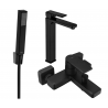 Ensemble de baignoire Mexen Mino R77, noir - 72413R77-70