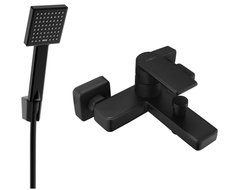 Mexen Mino R45 ensemble baignoire et douche, noir - 7243R45-70
